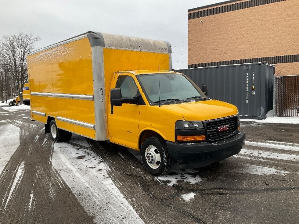 Light Duty Box Truck-Light and Medium Duty Trucks-GMC-2021-Savana G33903-Warren-MI-85,629\n\t\tmiles-$ 27,750 - Image 1