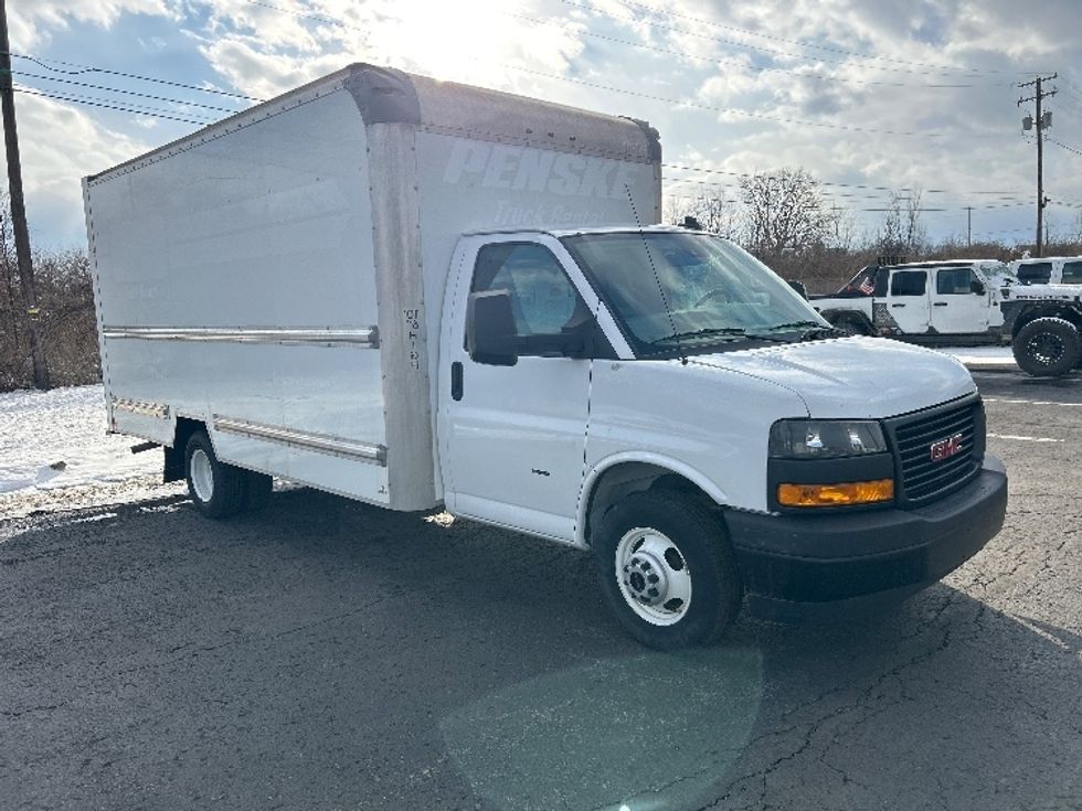 Light Duty Box Truck-Light and Medium Duty Trucks-GMC-2021-Savana G33903-White Deer-PA-108,216\n\t\tmiles-$ 27,750 - Image 1