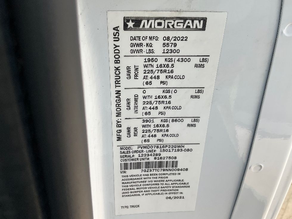 Light Duty Box Truck-Light and Medium Duty Trucks-GMC-2022-Savana G33903-Corpus Christi-TX-76,738\n\t\tmiles-$ 33,500 - Image 27