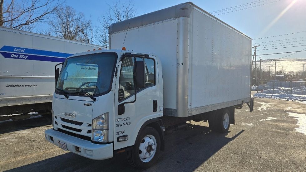 Light Duty Box Truck-Light and Medium Duty Trucks-Isuzu-2018-NPR EFI-New Bedford-MA-103,314\n\t\tmiles-$ 29,750 - Image 1