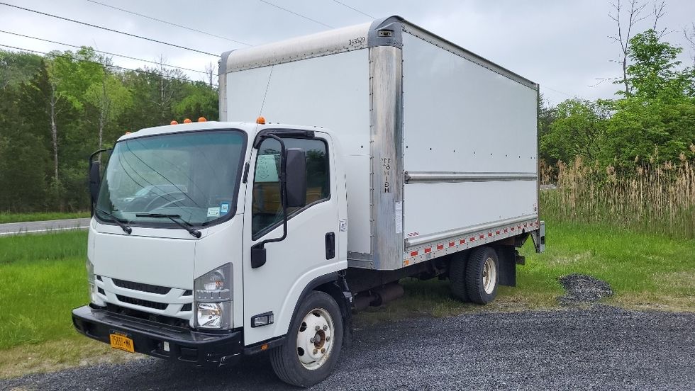 Light Duty Box Truck-Light and Medium Duty Trucks-Isuzu-2019-NPR EFI-Albany-NY-111,000\n\t\tmiles-$ 33,500 - Image 1