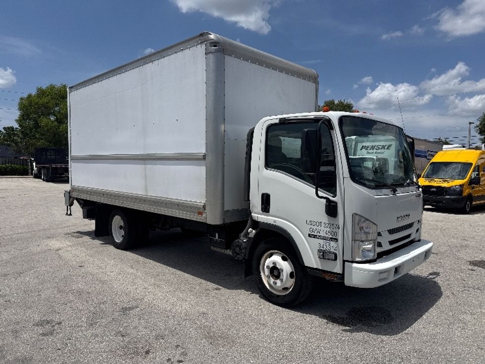 Light Duty Box Truck-Light and Medium Duty Trucks-Isuzu-2019-NPR EFI-Medley-FL-102,145\n\t\tmiles-$ 35,750 - Image 1