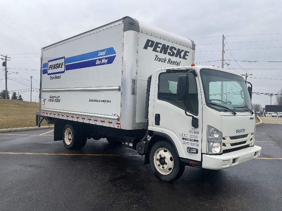 Light Duty Box Truck-Light and Medium Duty Trucks-Isuzu-2021-NPR EFI-Akron-OH-122,027\n\t\tmiles-$ 34,250 - Image 1