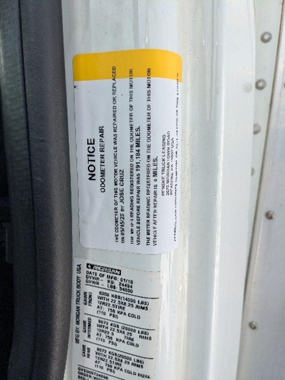 Medium Duty Box Truck-Light and Medium Duty Trucks-International-2020-MV607-Swedesboro-NJ-191,231\n\t\tmiles-$ 53,000 - Image 25