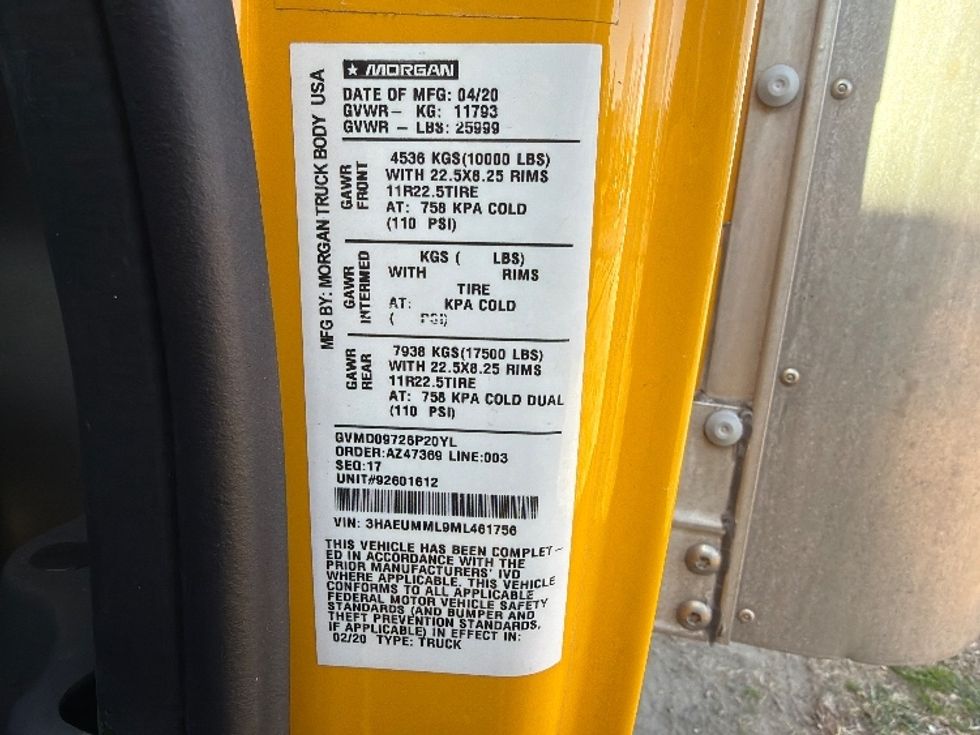 Medium Duty Box Truck-Light and Medium Duty Trucks-International-2021-MV607-Alexandria-VA-195,014\n\t\tmiles-$ 41,250 - Image 21