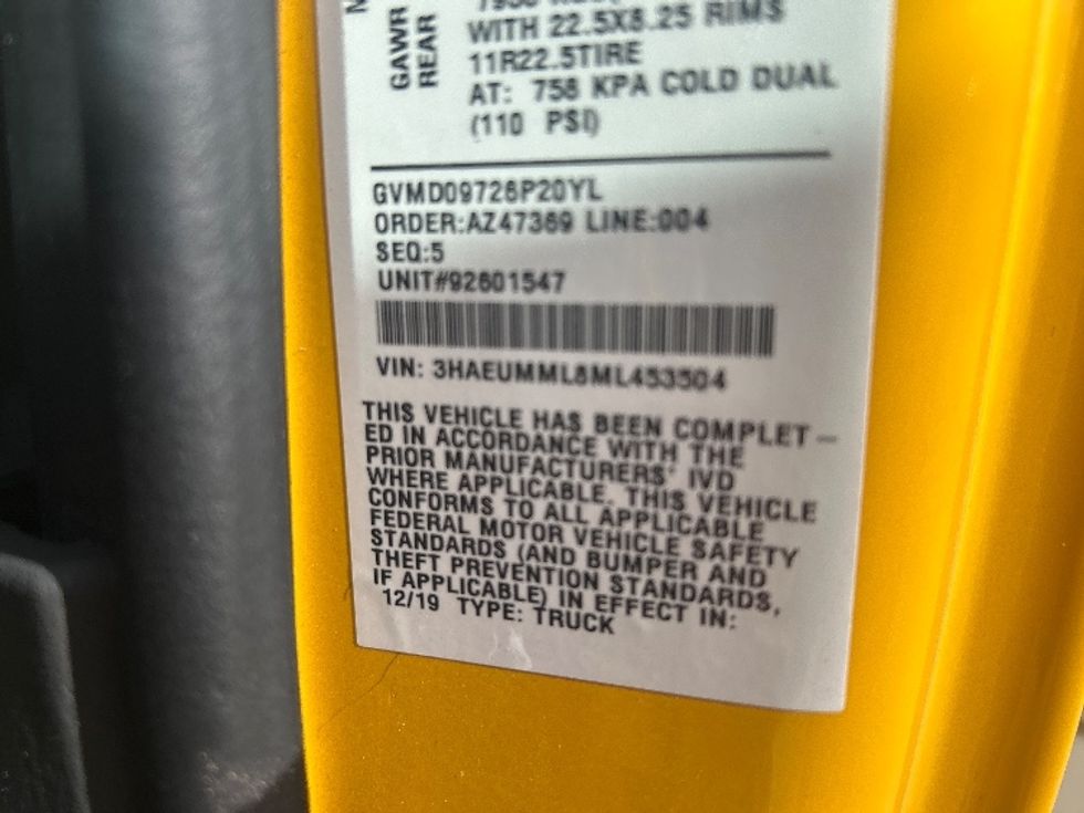 Medium Duty Box Truck-Light and Medium Duty Trucks-International-2021-MV607-Dallas-TX-191,429\n\t\tmiles-$ 43,500 - Image 25