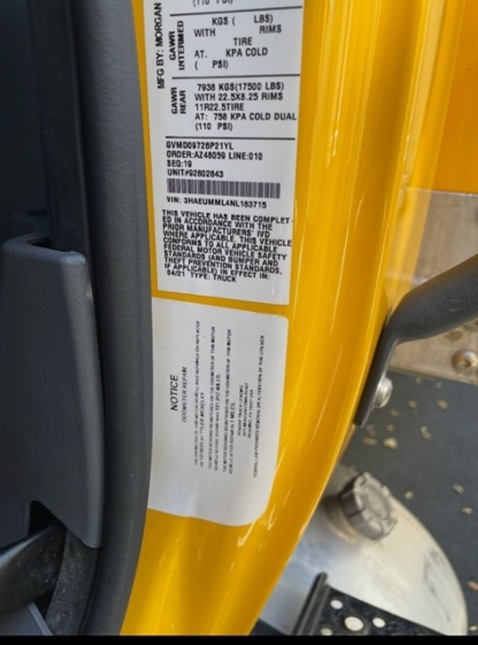 Medium Duty Box Truck-Light and Medium Duty Trucks-International-2022-MV607-Sterling-VA-196,250\n\t\tmiles-$ 45,000 - Image 25