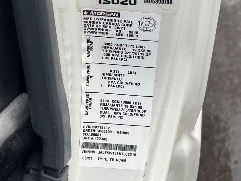 Medium Duty Box Truck-Light and Medium Duty Trucks-Isuzu-2022-NRR-Mississauga-ON-90,381\n\t\tkm-$ 74,750 - Image 23