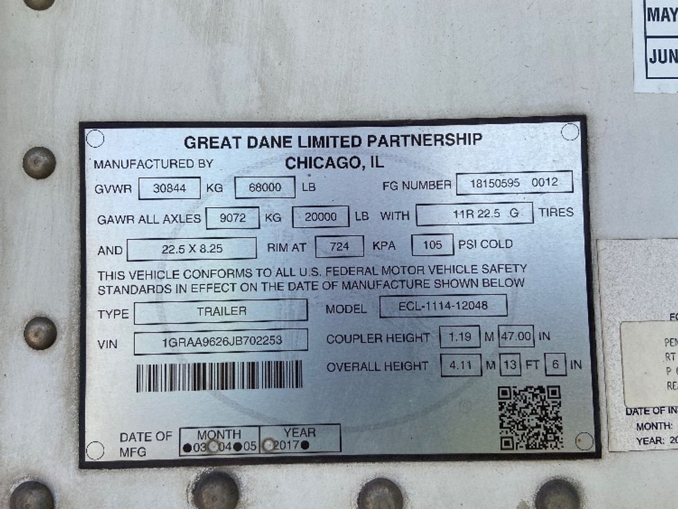 Refrigerated Trailer-Semi Trailers-Great Dane-2018-Trailer-San Antonio-TX-478,214\n\t\tmiles-$ 42,000 - Image 11