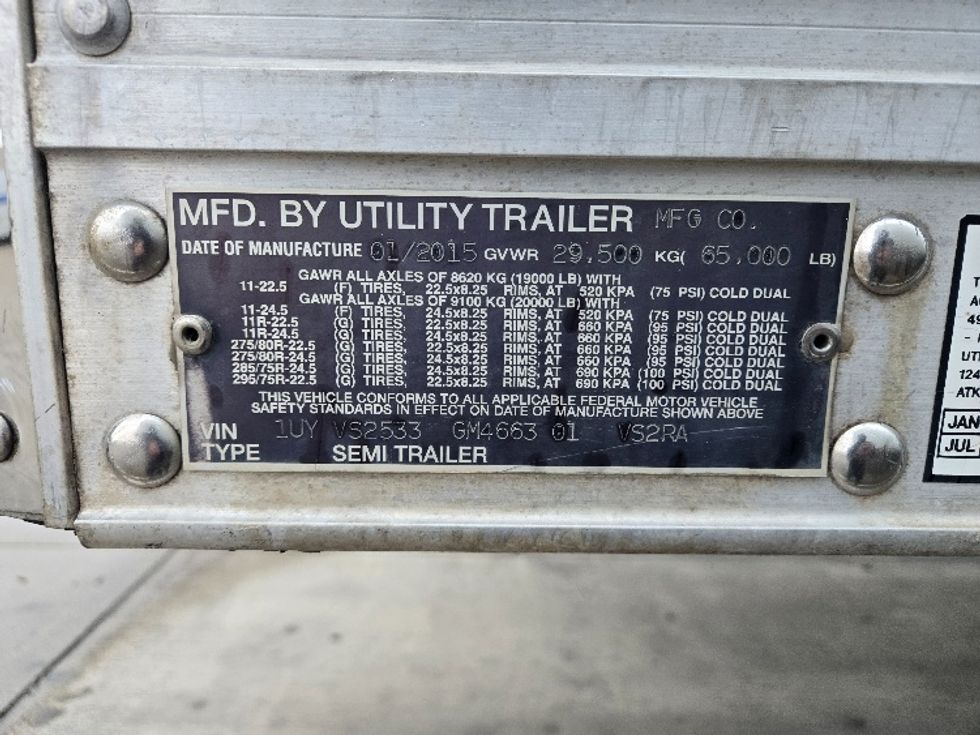 Refrigerated Trailer-Semi Trailers-Utility-2016-Trailer-Arlington-TX-406,463\n\t\tmiles-$ 31,250 - Image 10