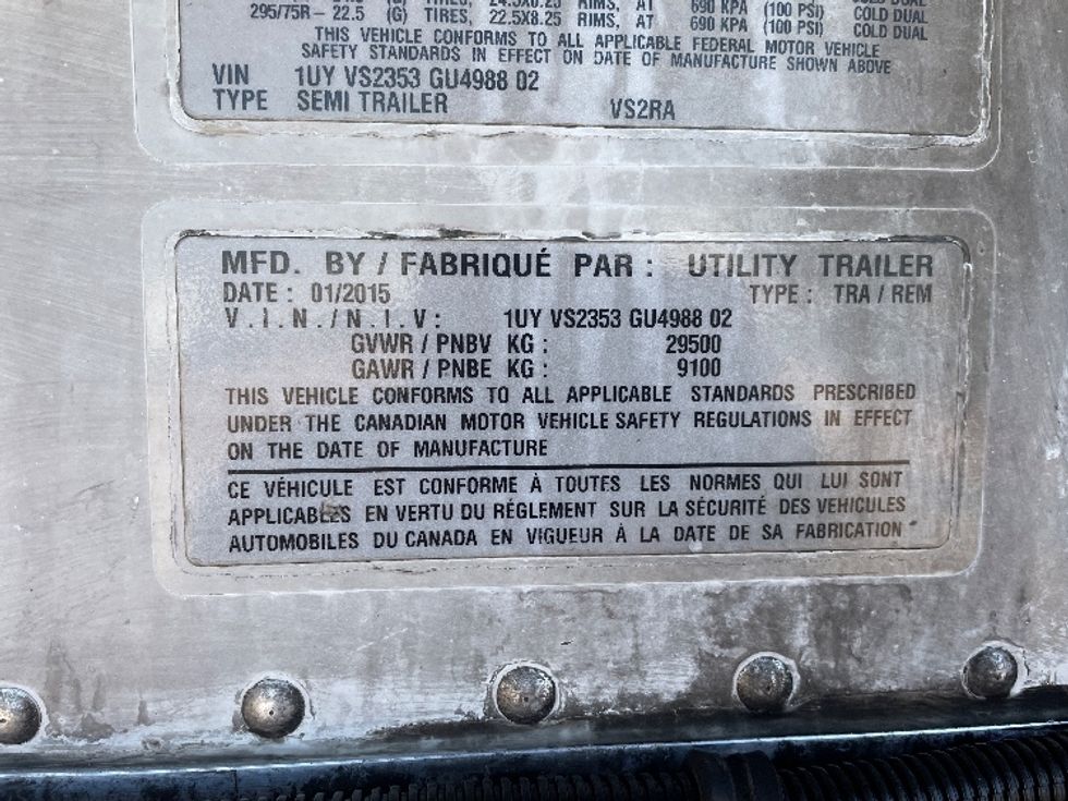 Refrigerated Trailer-Semi Trailers-Utility-2016-Trailer-Houston-TX-765,521\n\t\tmiles-$ 19,500 - Image 10