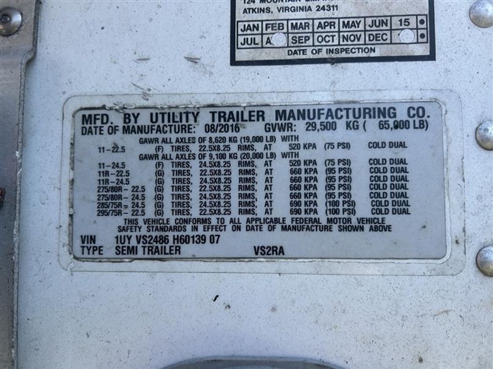 Refrigerated Trailer-Semi Trailers-Utility-2017-Trailer-Portland-OR-184,553\n\t\tmiles-$ 22,000 - Image 11