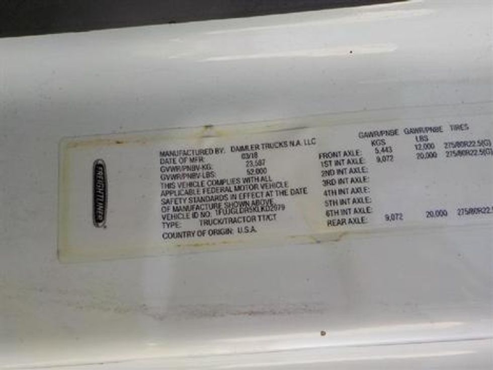 Sleeper Tractor-Heavy Duty Tractors-Freightliner-2019-Cascadia 12564ST-Rockwall-TX-387,674\n\t\tmiles-$ 63,500 - Image 9