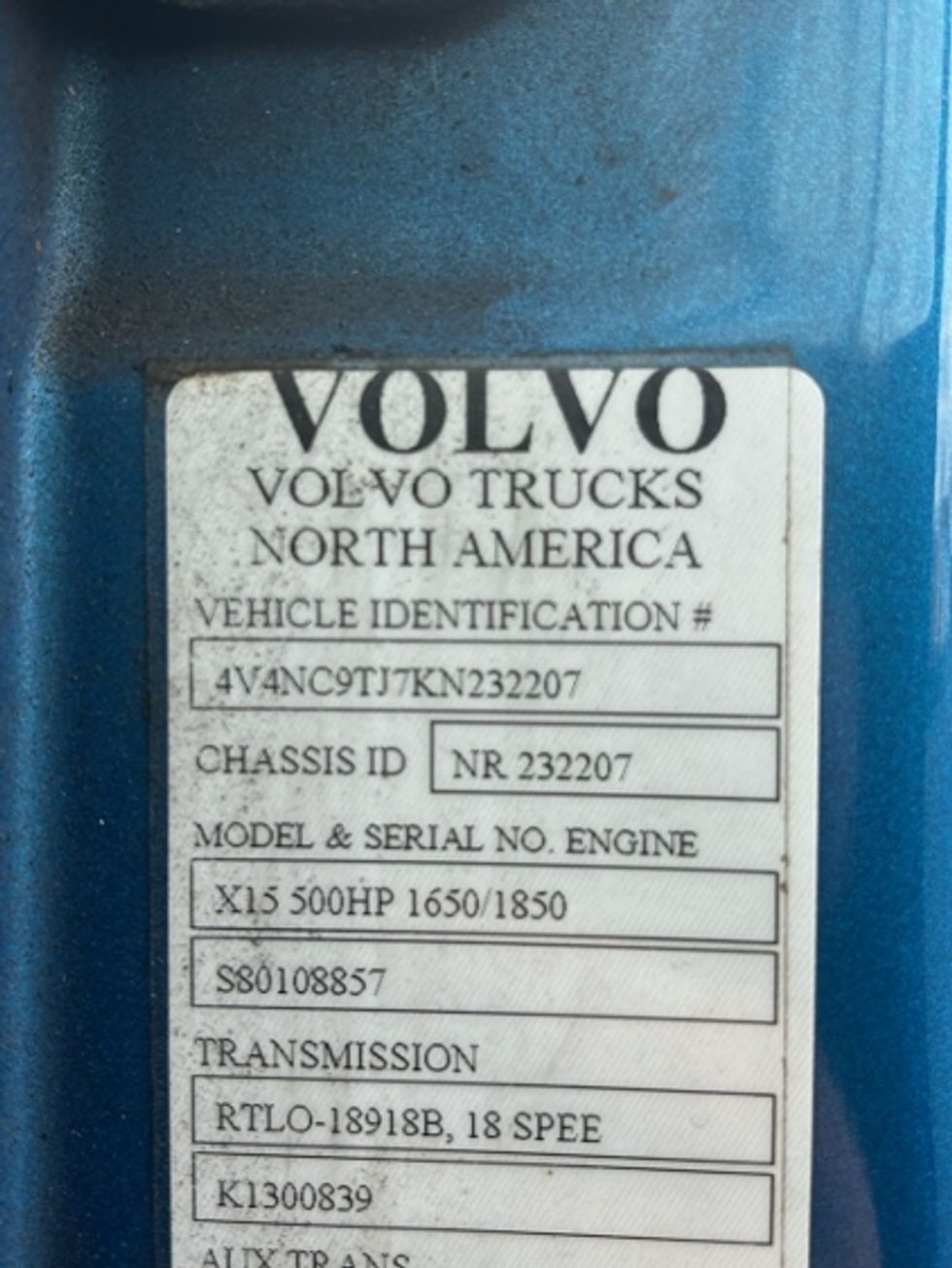 Sleeper Tractor-Heavy Duty Tractors-Volvo-2019-VNL64760-Bethlehem-PA-224,901\n\t\tmiles-$ 69,750 - Image 22