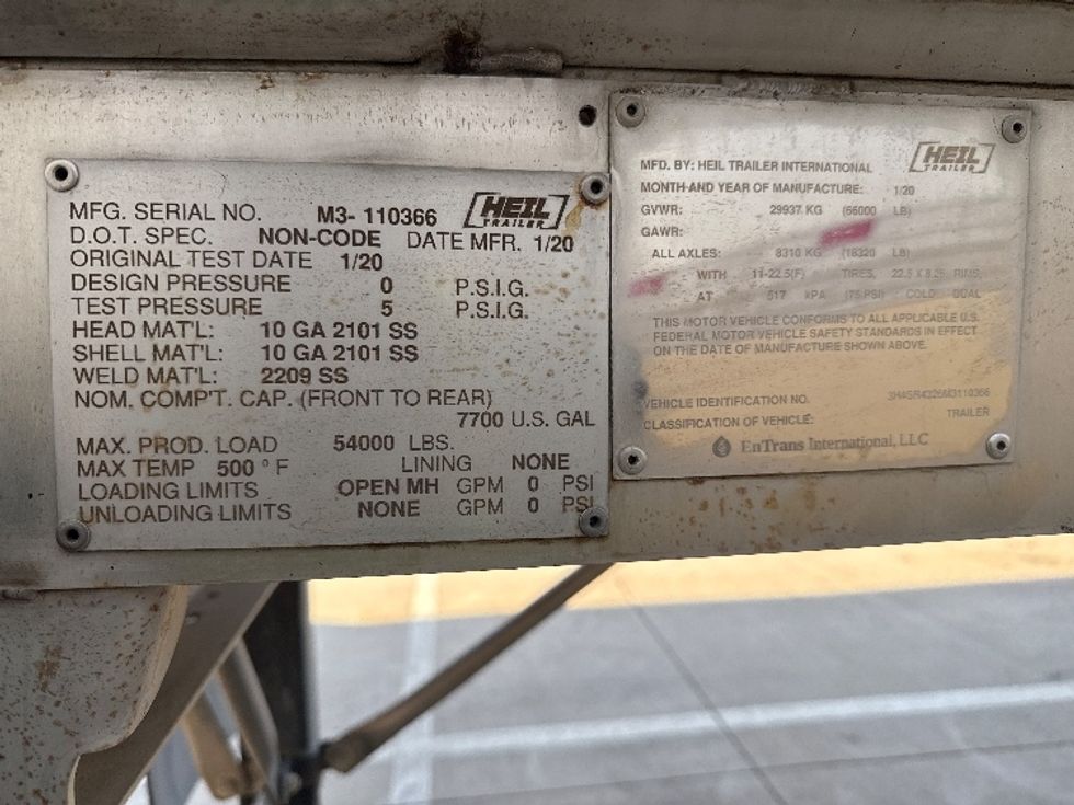 Tank Trailer-Semi Trailers-Heil-2021-Trailer-Dallas-TX-653,053\n\t\tmiles-$ 47,500 - Image 7