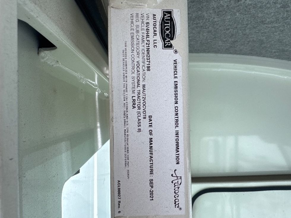 Yard Truck-Heavy Duty Tractors-Autocar-2022-ACTT42-Kalamazoo-MI-2,573\n\t\tmiles-$ 96,500 - Image 13